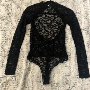 Lace body suit